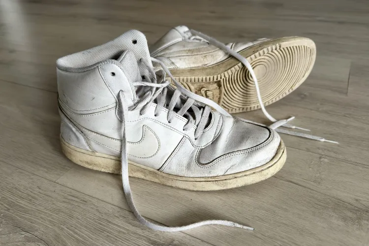 My Nikes need a cleanup.