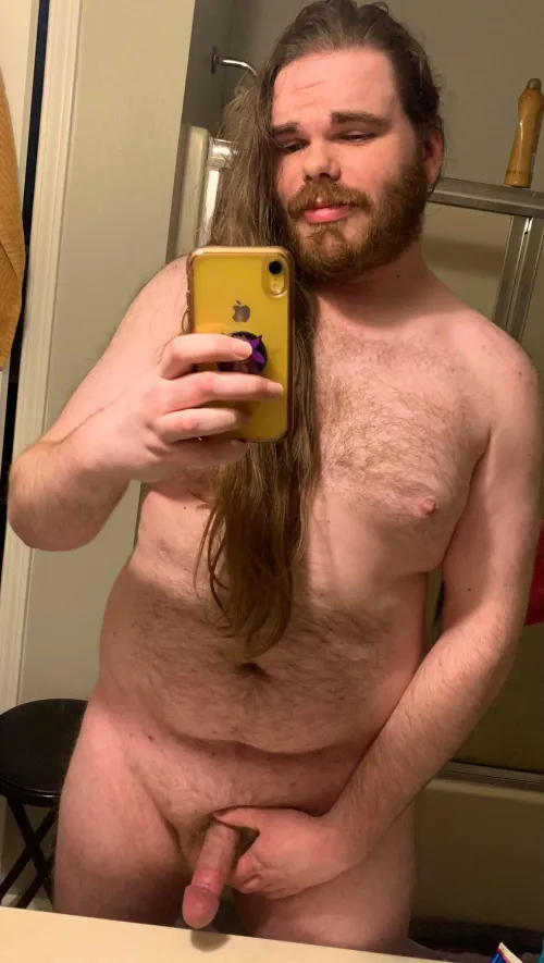 Pre shower nude