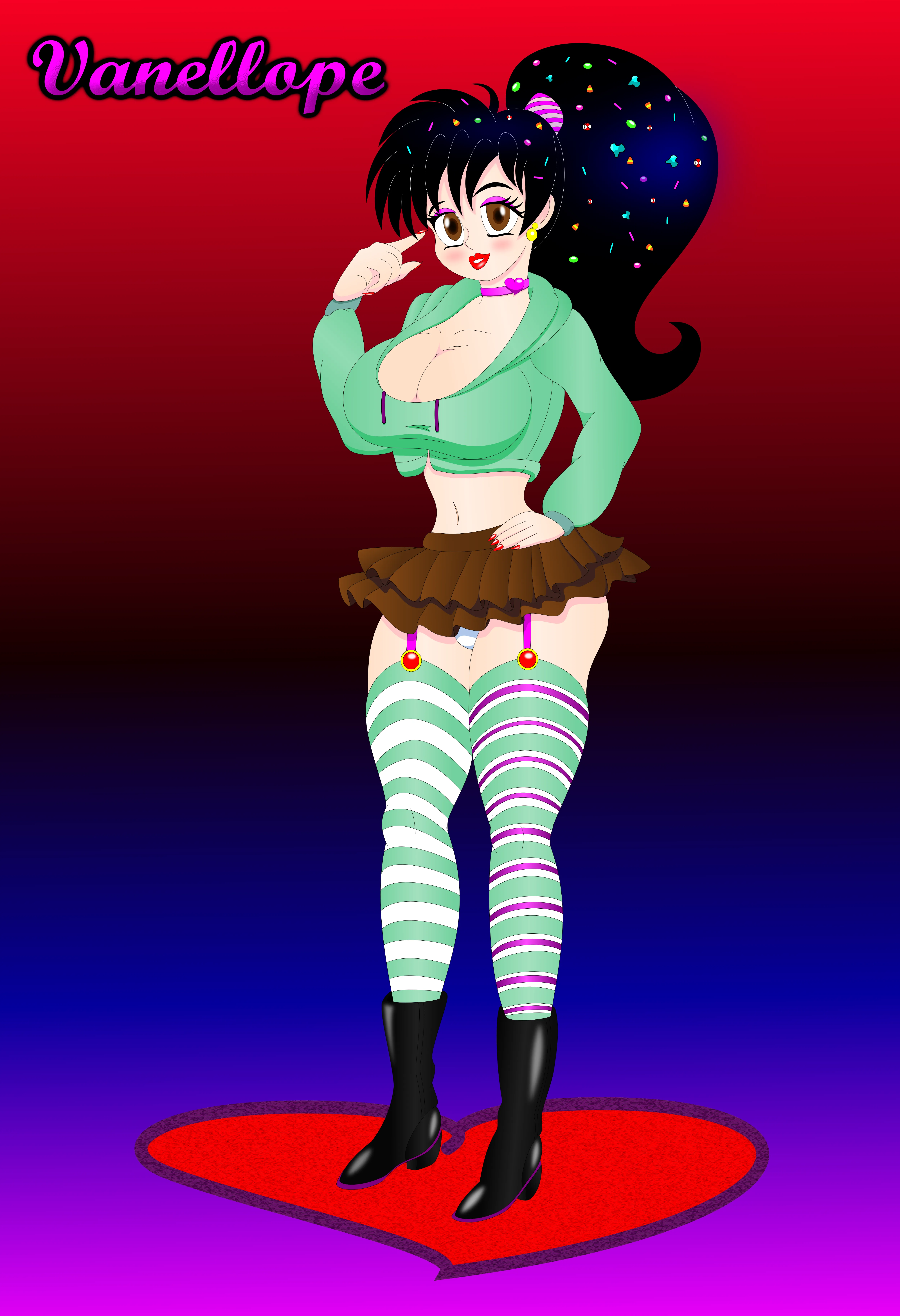 Princess Vanellope By Vampirefoxys