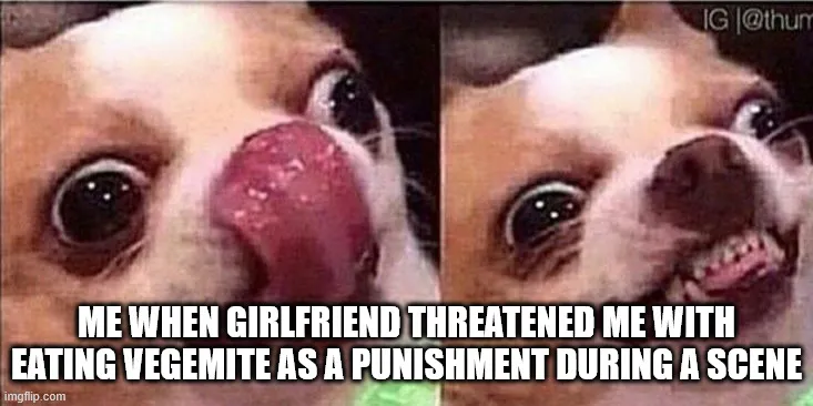 She forgets I like eating it.