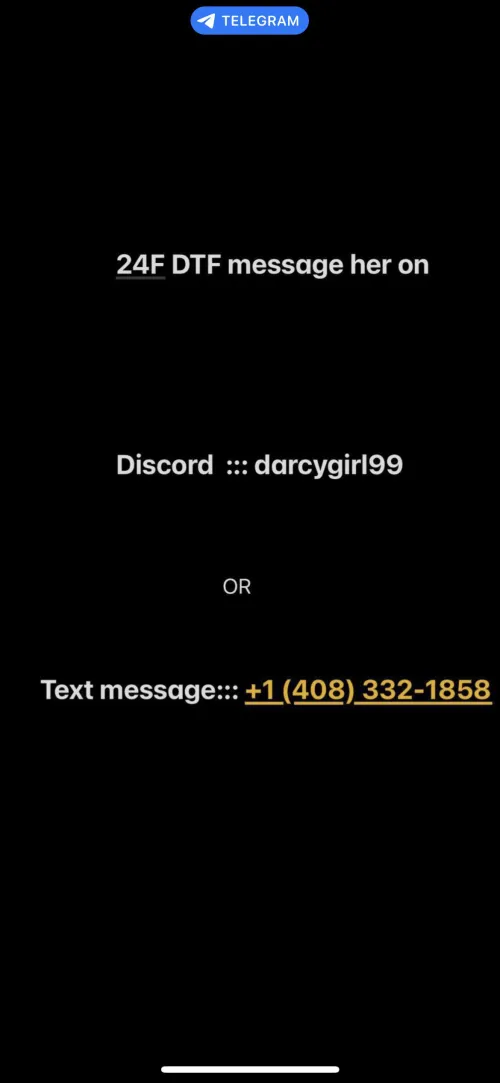 She’s DTF message her