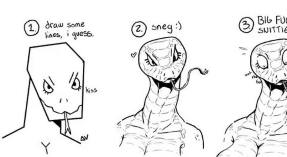 snakes >>>>[F](artist unknown)