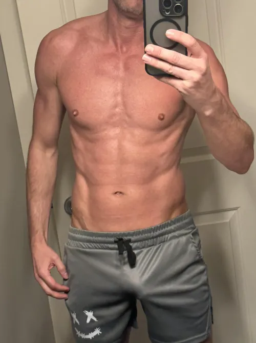 43, Gay. My new shorts!