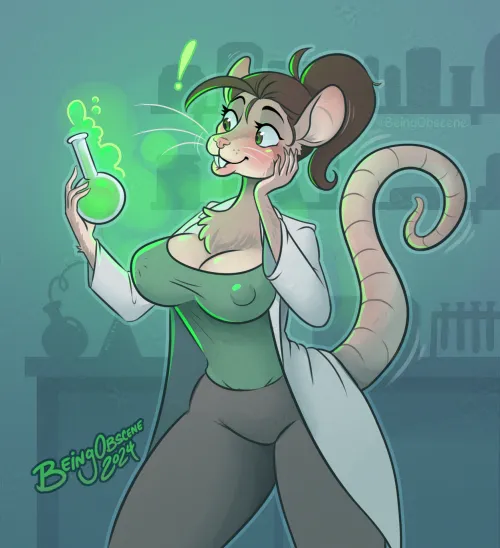 [Anthro] Lab Rat by BeingObscene