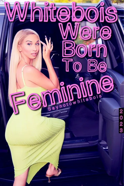 ♠️ Hey whitebois were born to be converted into feminine toys ♠️