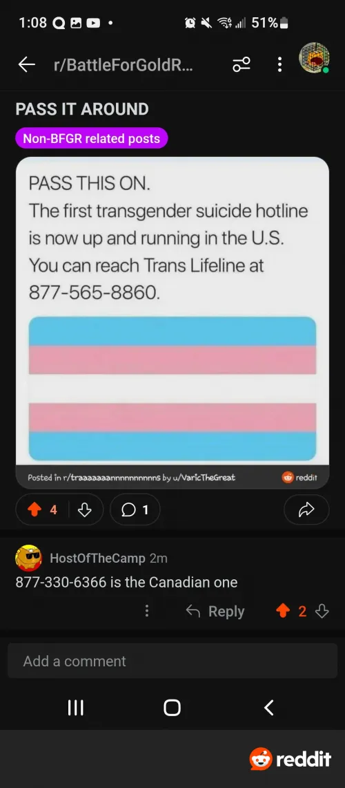 Hotline for anyone of you struggling