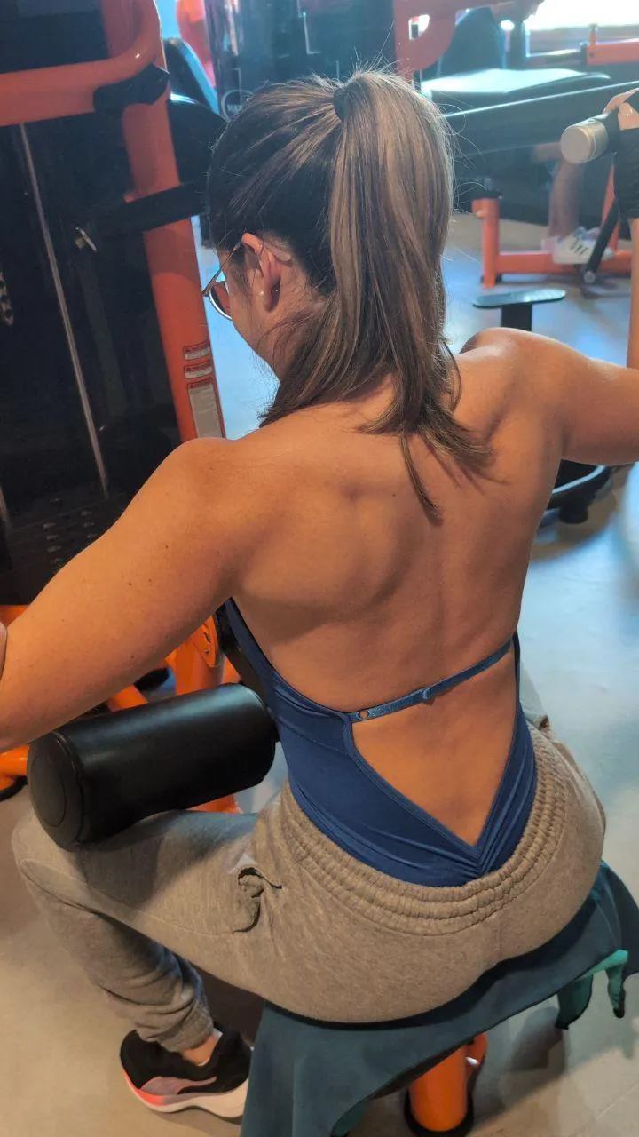 I can't believe that is MY back!!!