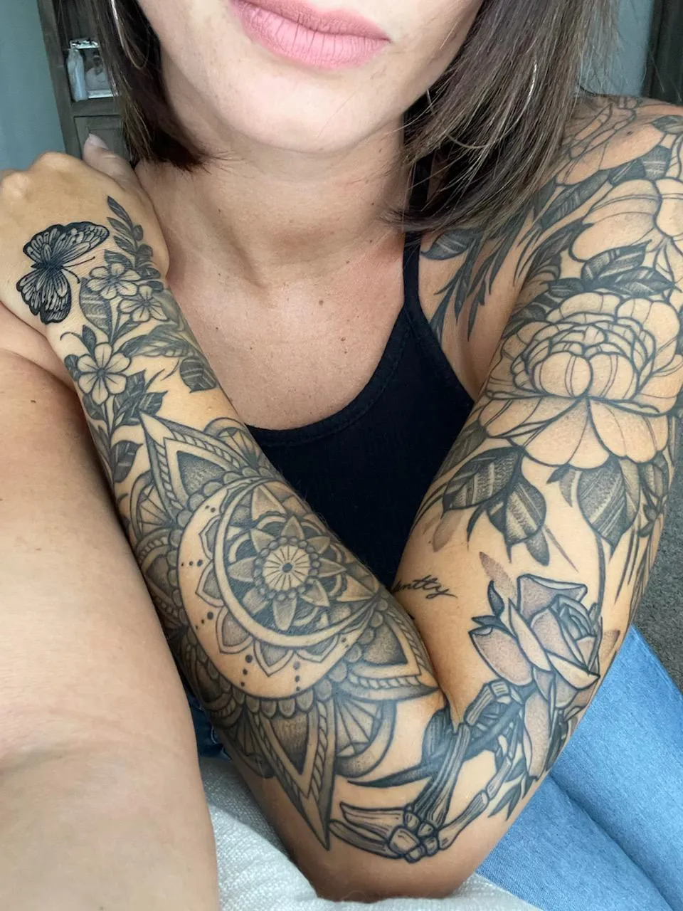 Just showing the ink