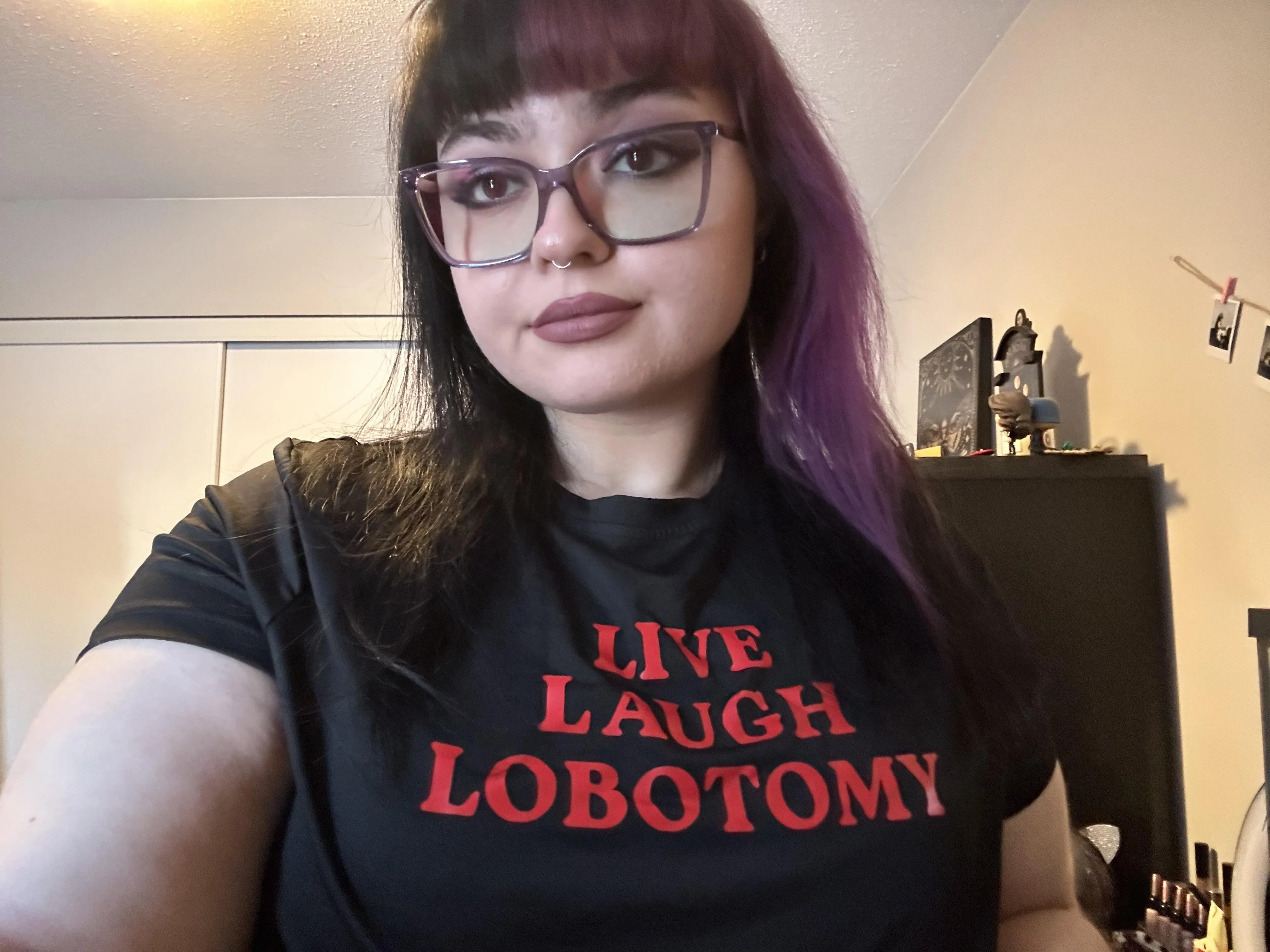 Live laugh love but make it goth