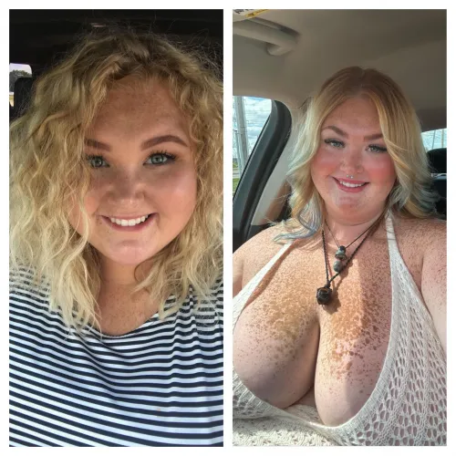 me at 19 and me at 27 😛 i get cuter every year 💘