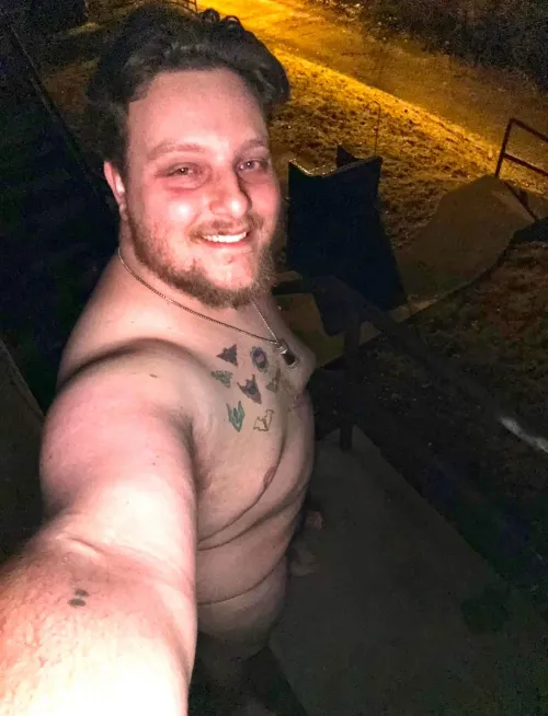 Normalize going for a walk naked at night!