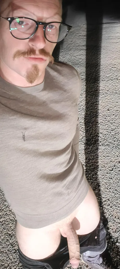 Suck me sloppy so you can fuck my cock right here in public. Would stop if we got caught?
