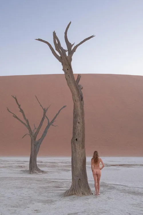 Sunrise, naked in the desert … The best :)