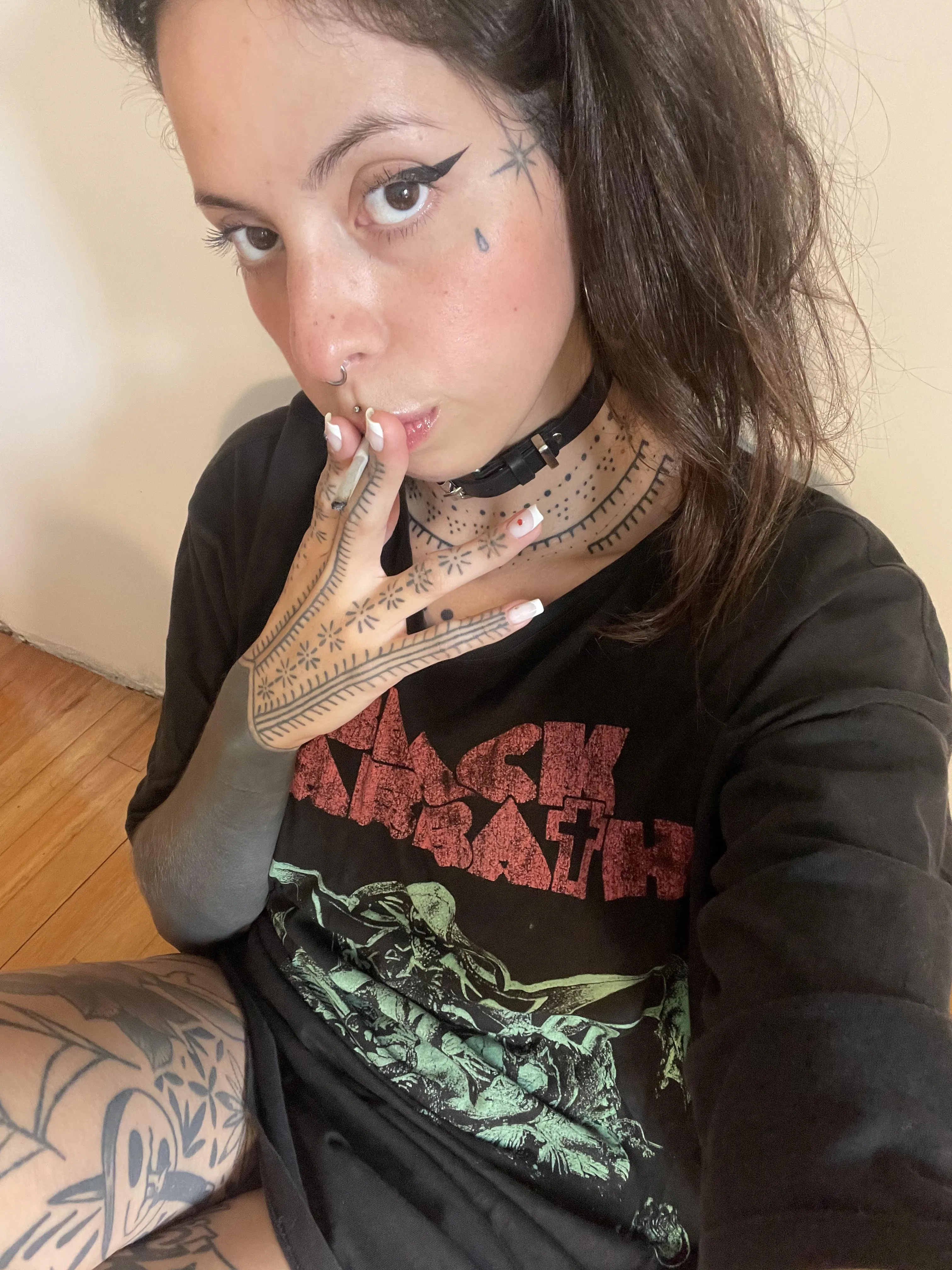 Watching you while I smoke