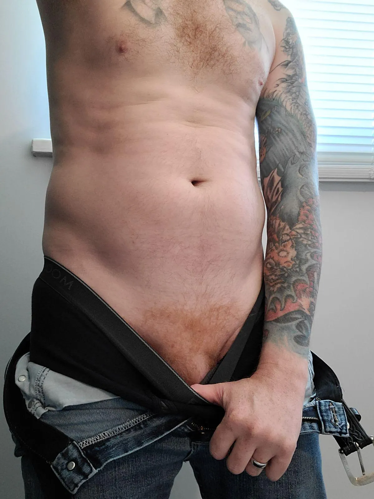 You should knock before you enter a room