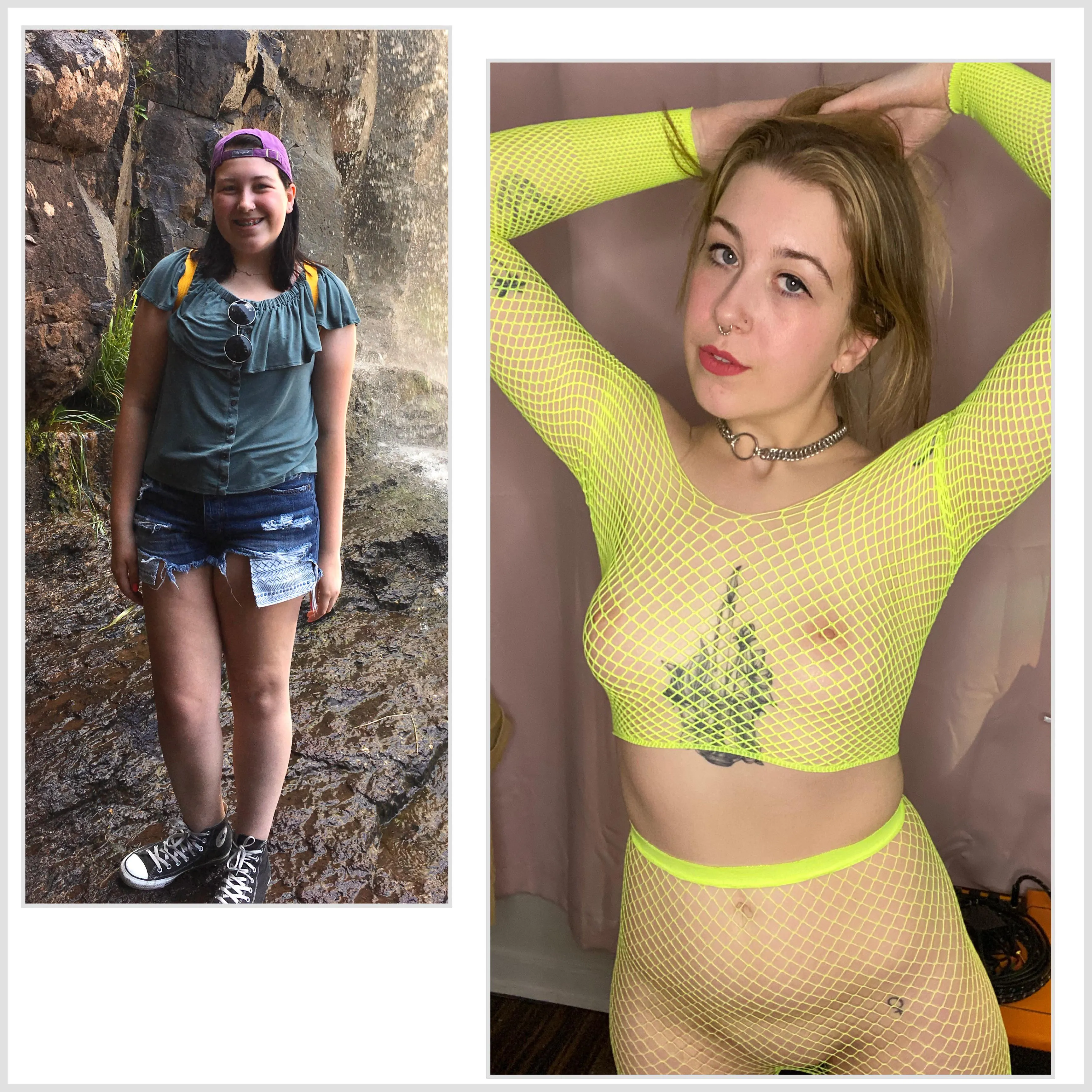 2018 vs 2024 🌼 first time posting here! excited to continue my journey 💖 any thoughts?