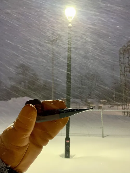 20-40 cm of snow means a good morning walk