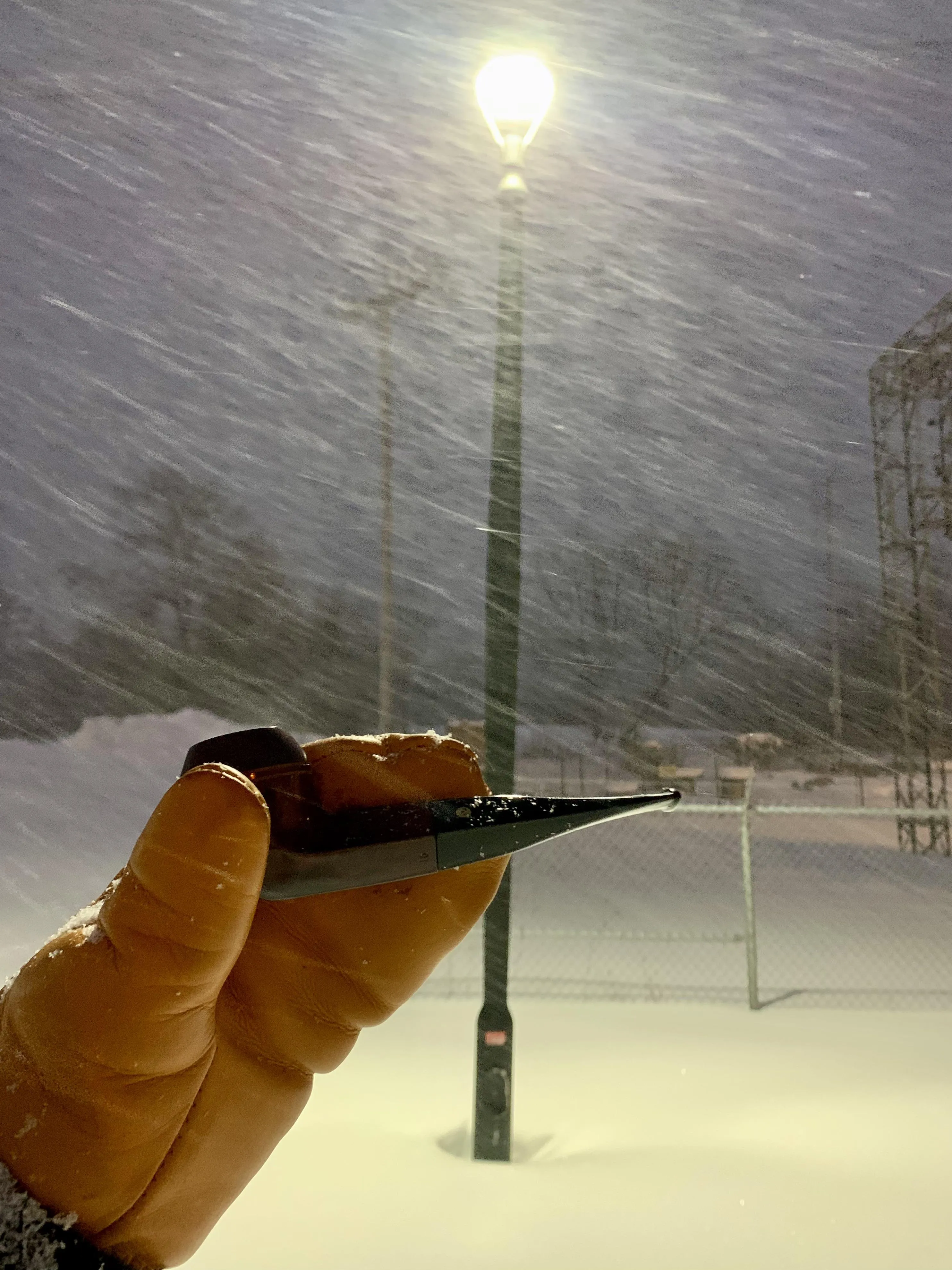 20-40 cm of snow means a good morning walk