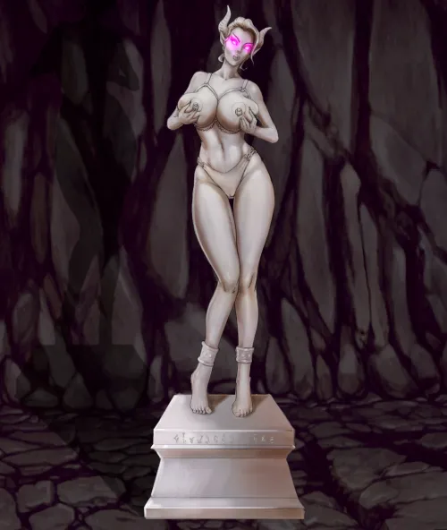 A Mysterious Statue [Court Magician]