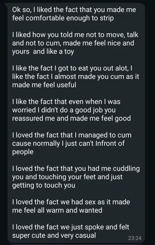 Asked my sub to tell me....