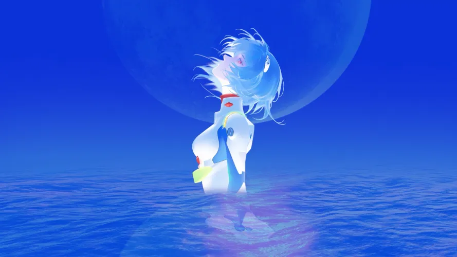 Ayanami Rei  - Drawing, Indieanimation