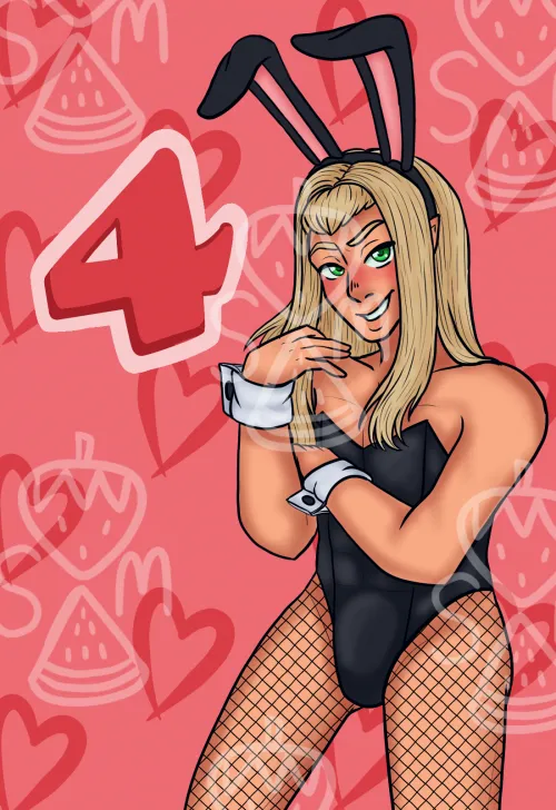 Day 4 of Drawing Every Organization XIII Member in a Bunny Suit - Vexen