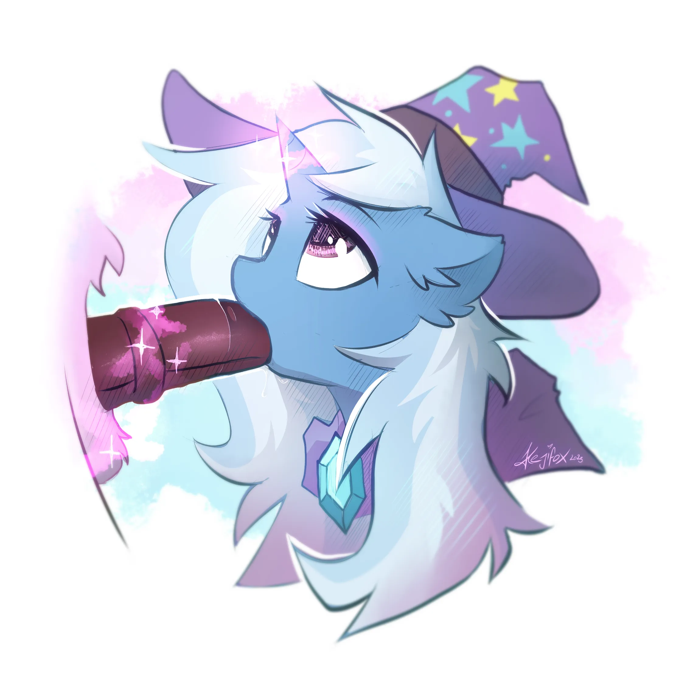 Happy Hearts and Hooves Day from the great and powerful Trixie~ (Sergkz)