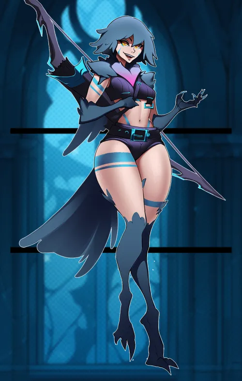 Harpy girl Melea (by Ninego) [The Veil Chronicles: Nix University]