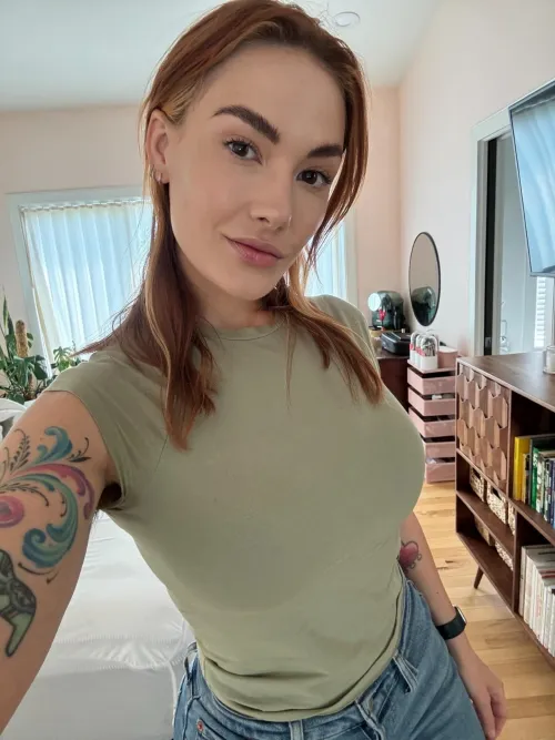 I love how this color looks on me wow