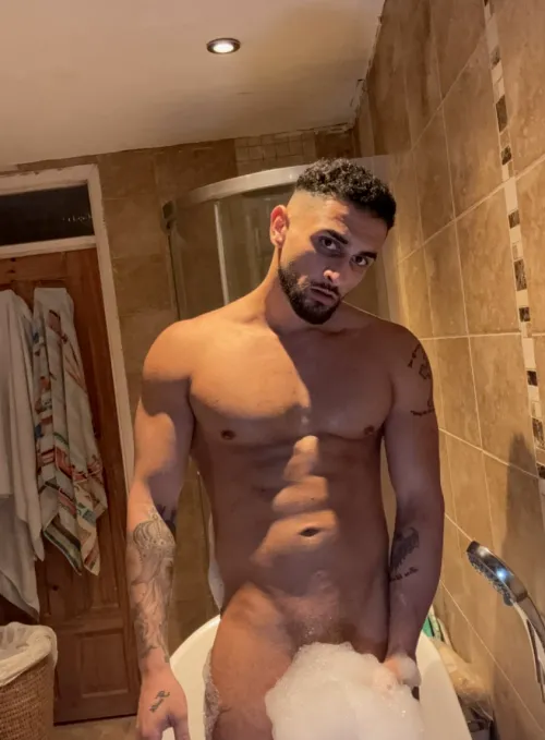 I'm about to take a bath