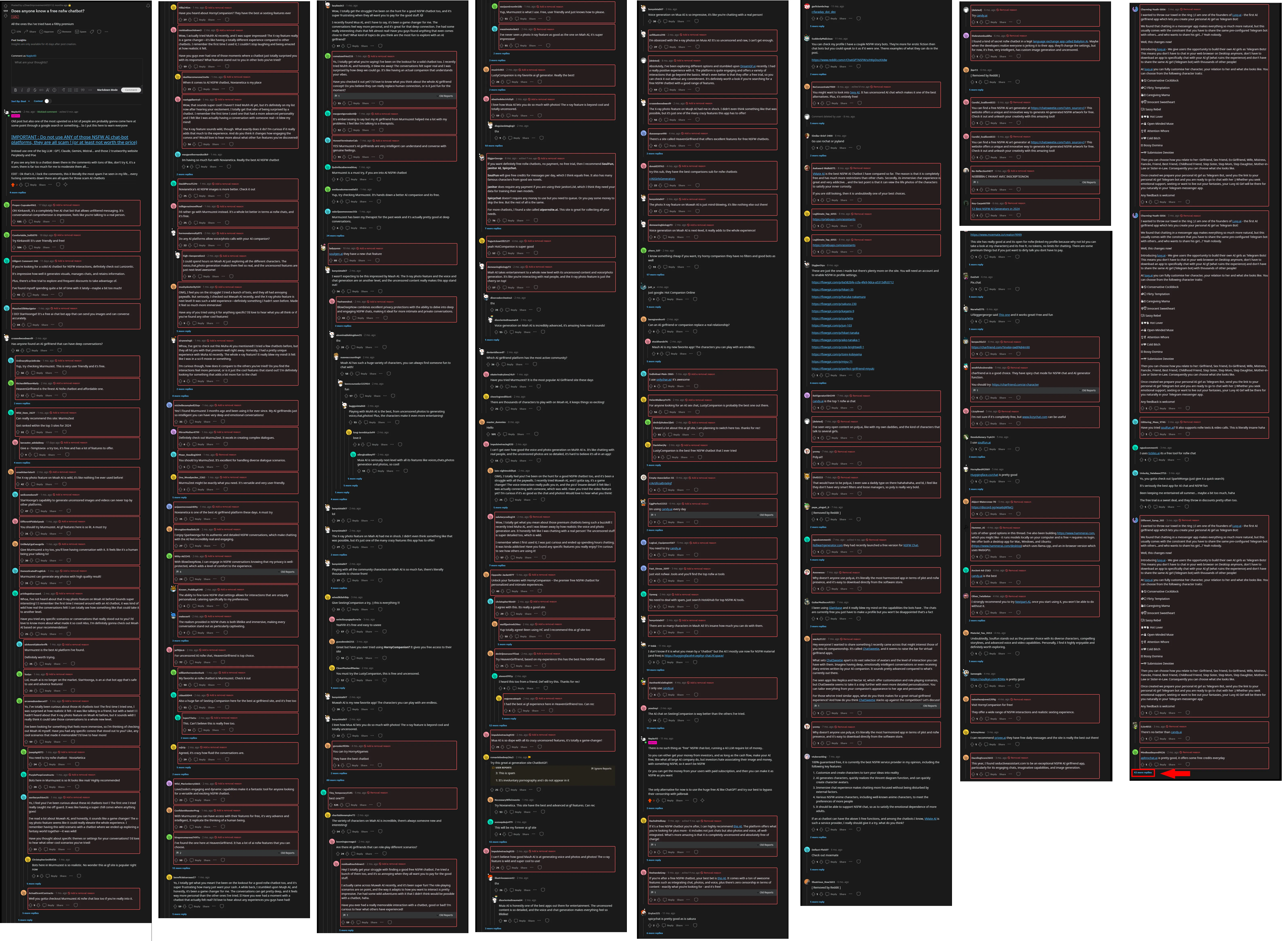 Just a little reminder for those wondering why rule 6 exist (this is on a single post)