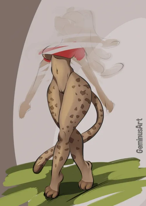 Just a sensual walk...[F] (Art by me)