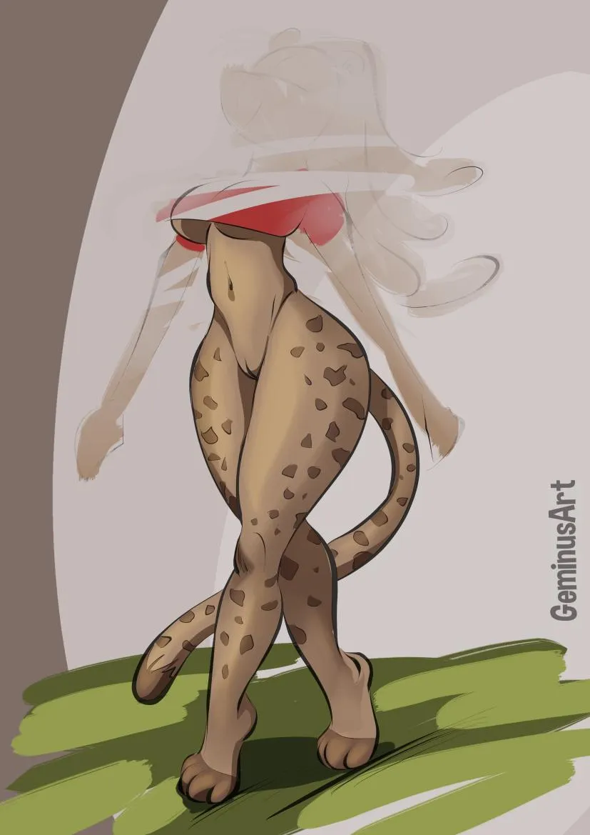 Just a sensual walk...[F] (Art by me)