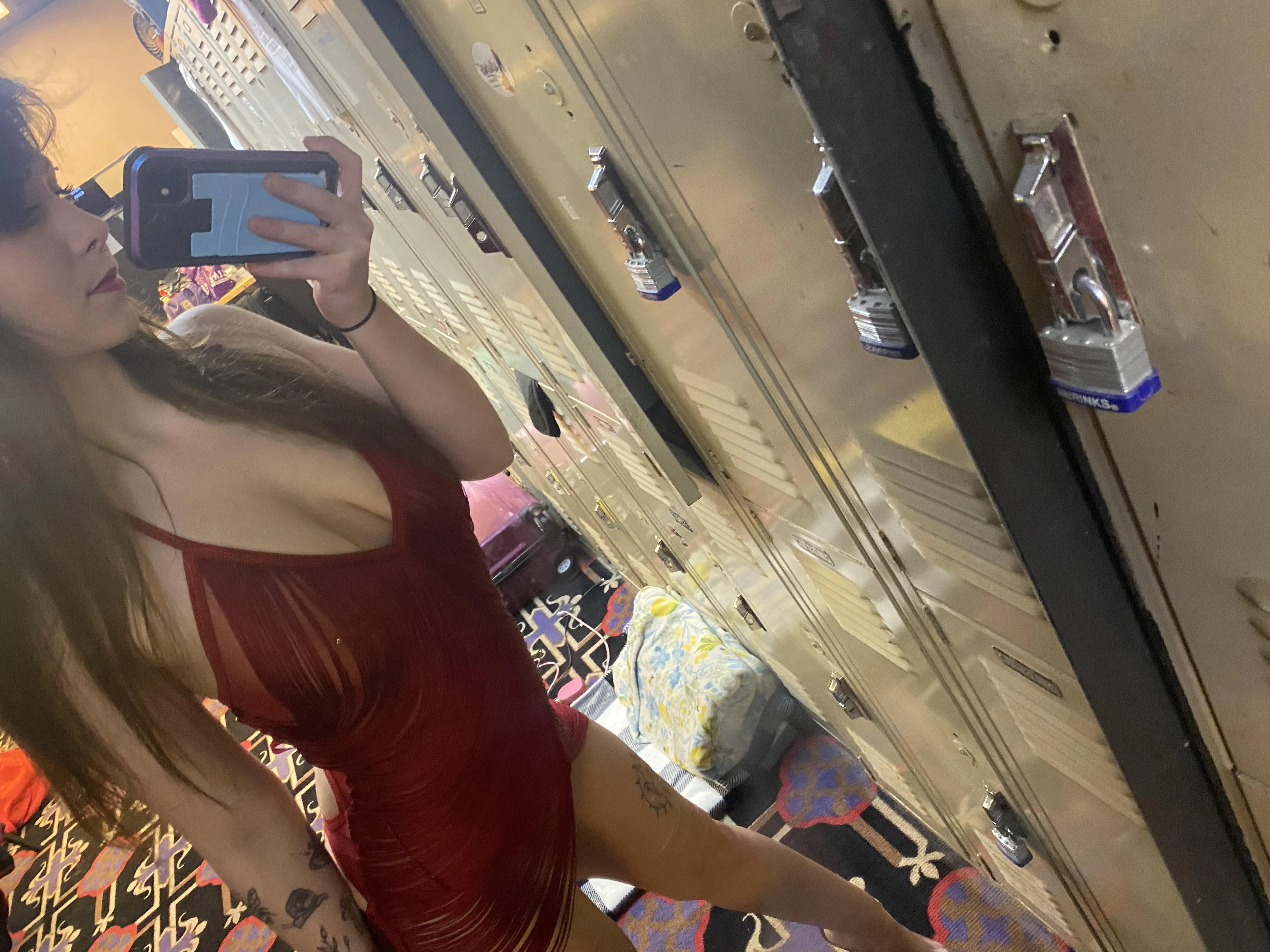 Little red stripper dress