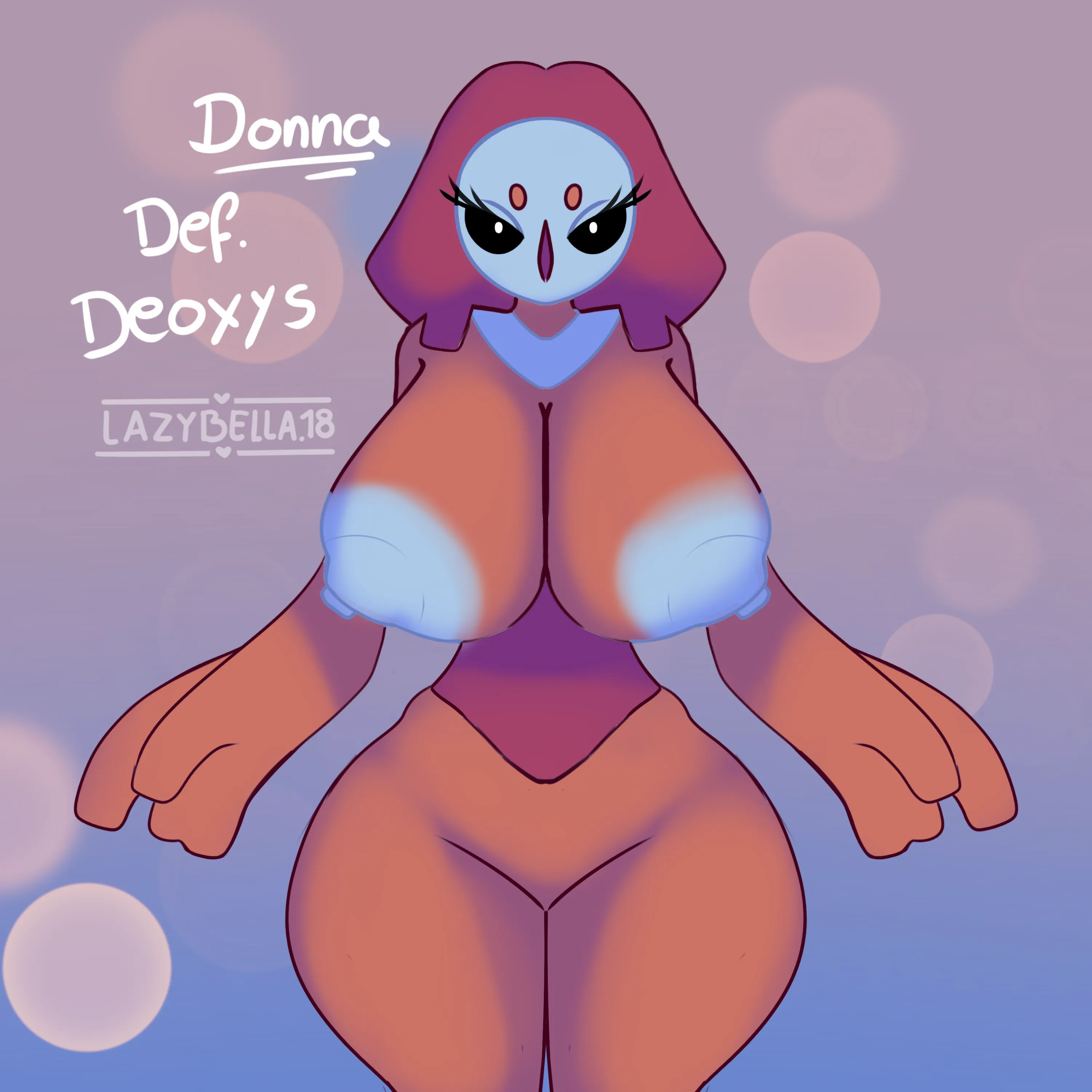 quick new character! Donna Defence Deoxys [F] (Lazybella18)