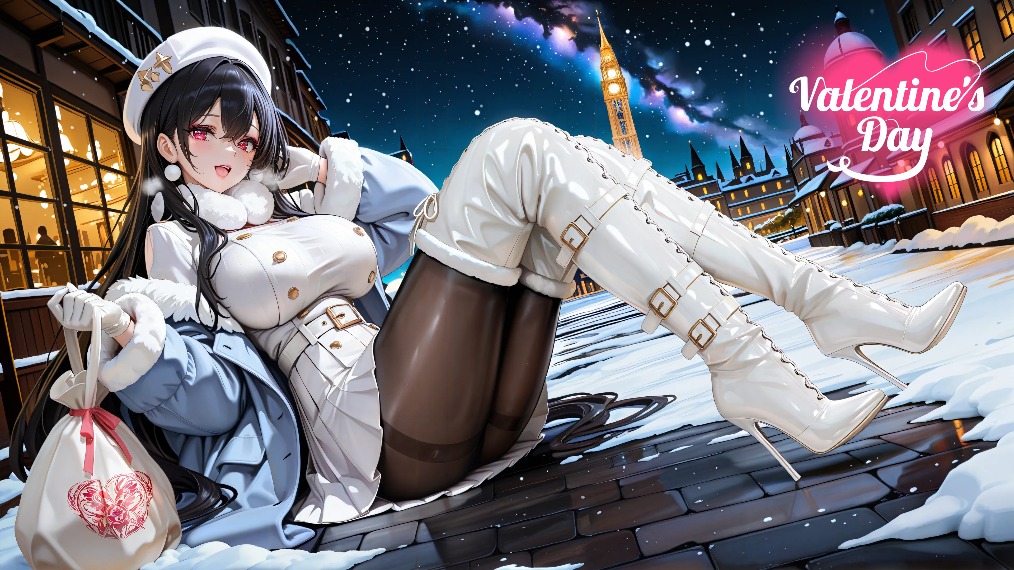 Snowy Valentine's Day