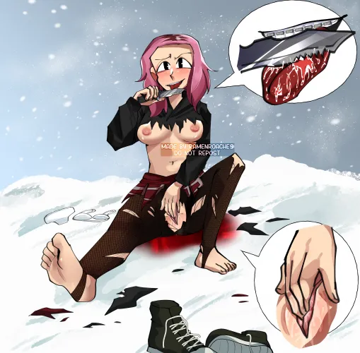 Susie in the snow (Commission by me)