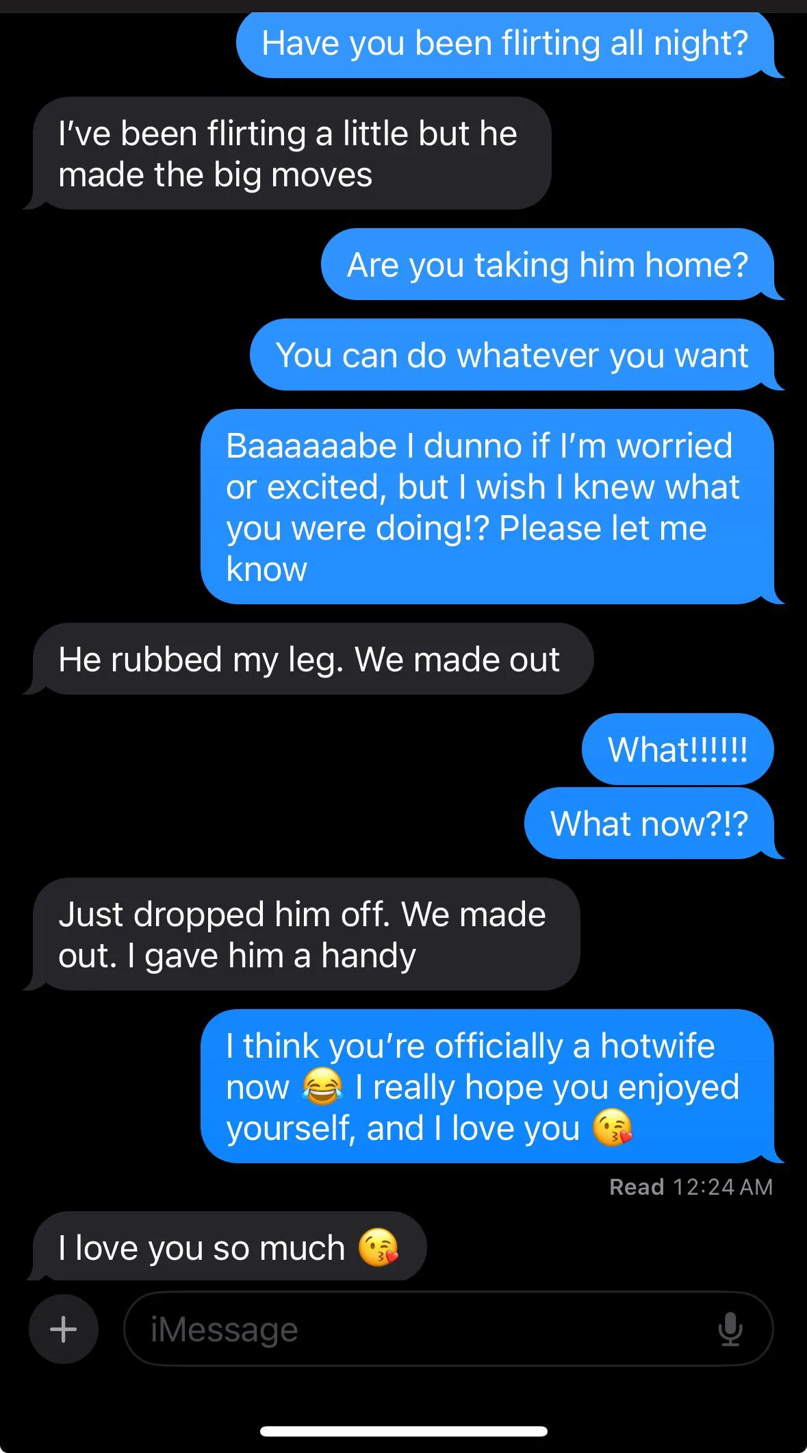 Totally unexpected development!