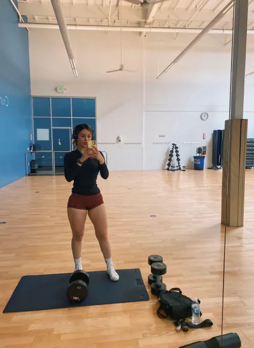 We love an empty gym