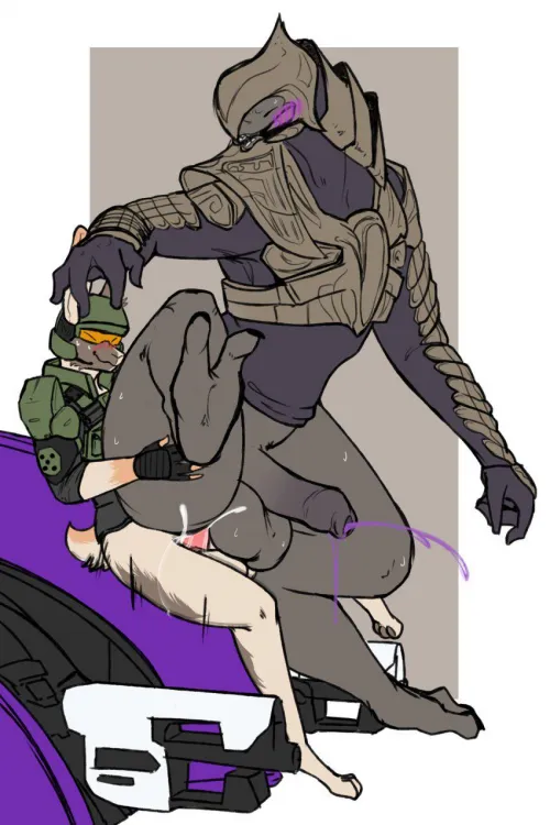 Why ain't there more sangheili's being bottomed and cumming from being fucked so good