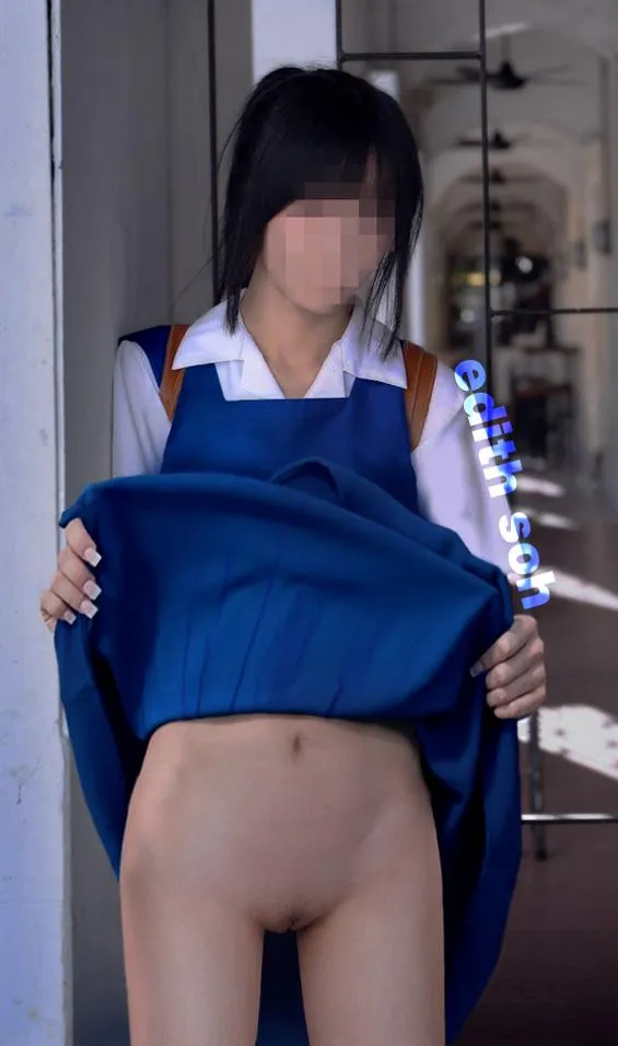 (19, BG) I can still fit into my old pinafore!