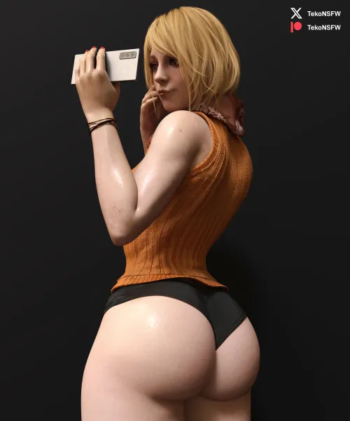 Ashley taking a silly selfie (TekoNSFW)