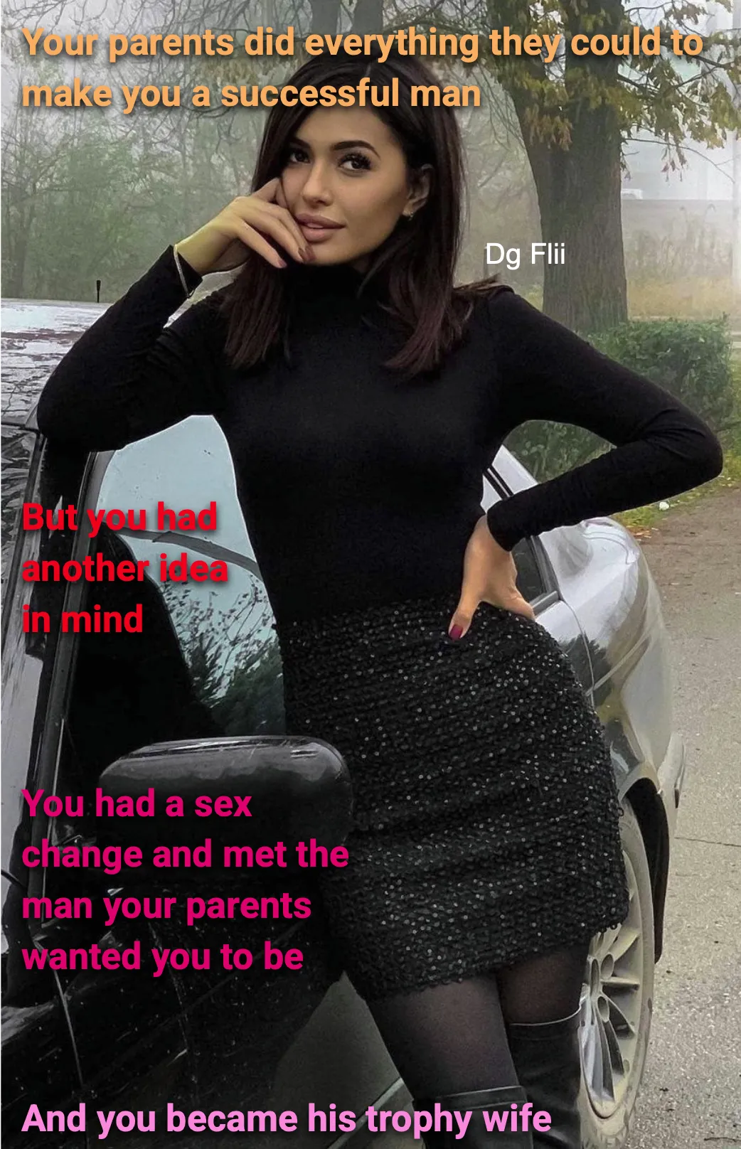 Became a trophy wife