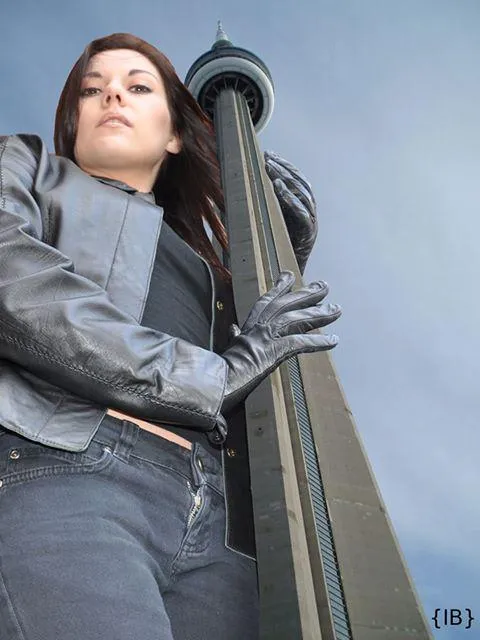 Gloved Giantess Tower Takeover