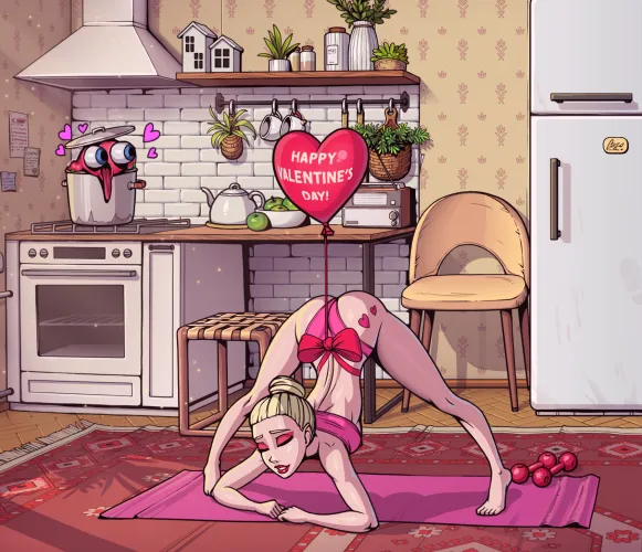 Happy Valentine’s Day! I wish your heart to always be filled with happiness, and your bowl to always have your favorite soup! [Souper game]