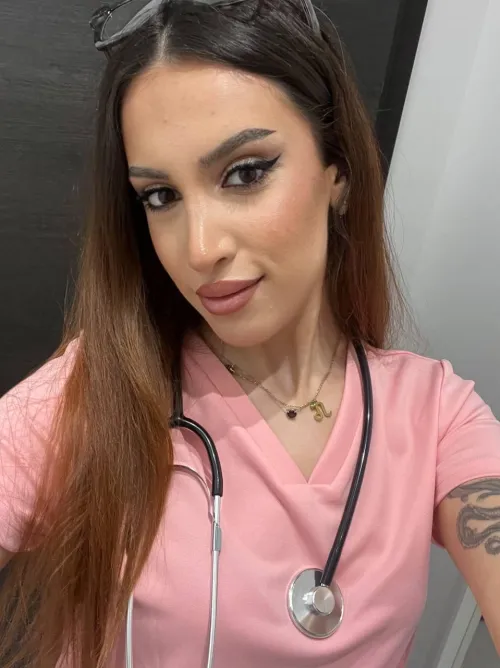 I hope you don't mind me being your nurse today