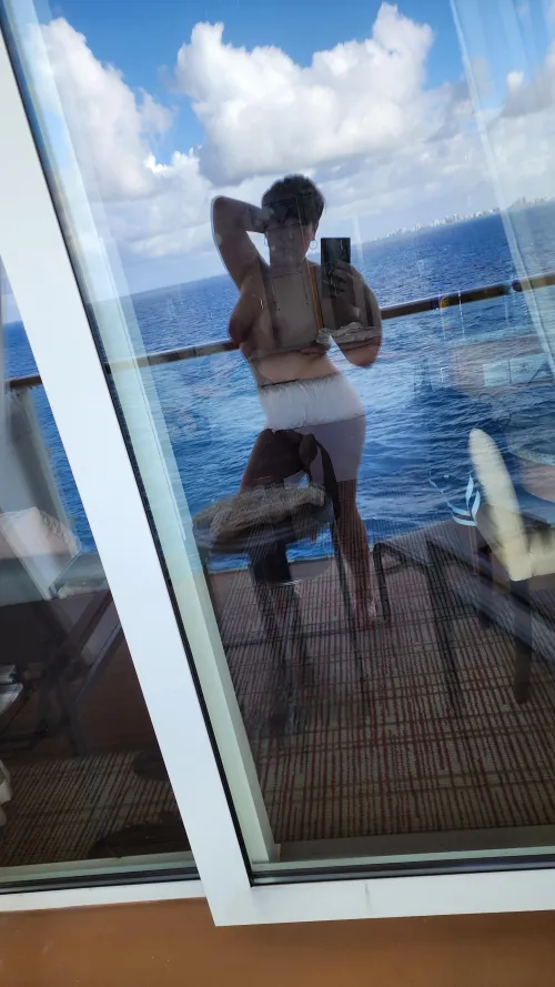 I never wear clothes on my balcony