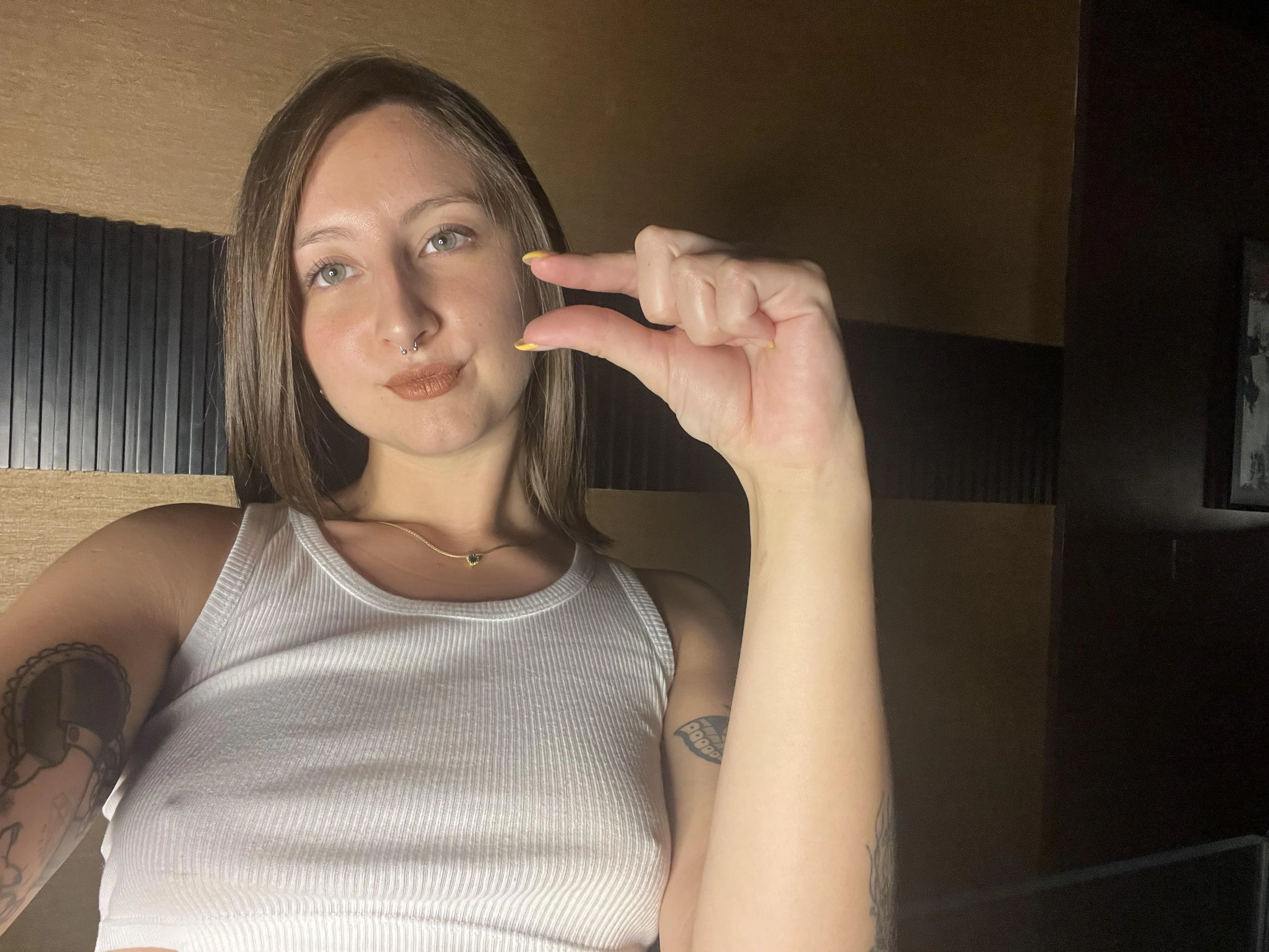 If there is anything more pathetic than your deformed little worm, I don't want to know.