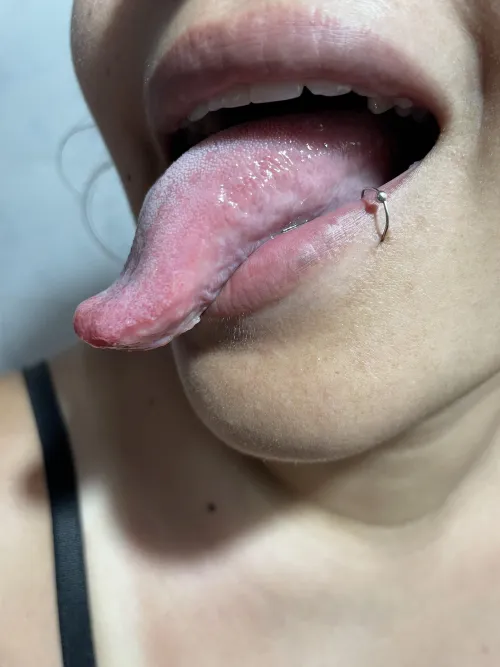 I'm going to run my tongue all over your face