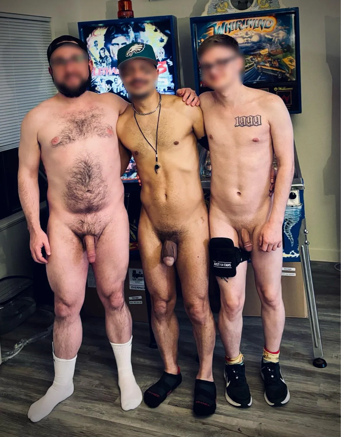 It’s game day! Nothing like a naked Super Bowl party!